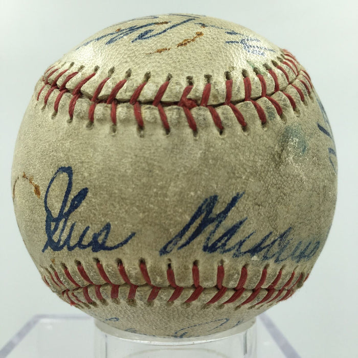 1943 New York Giants Team Signed Autographed Baseball Joe Medwick PSA DNA