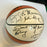 Hall Of Fame Multi Signed Basketball 11 Sigs James Worthy Parish Bing Greer JSA