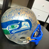 1990 Seattle Seahawks Team Signed Full Size Helmet 30+ Signatures With JSA COA