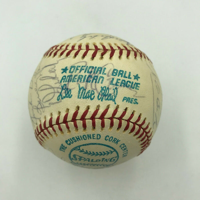 1976 Cleveland Indians Team Signed American League Baseball Frank Robinson