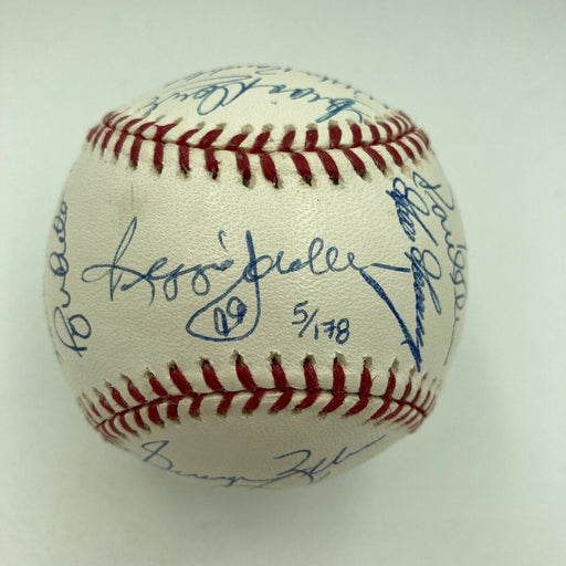 1978 New York Yankees World Series Champs Team Signed WS Baseball MLB Authentic