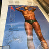 Pablo Morales USA Signed Large Speedo 24x36 Poster JSA COA