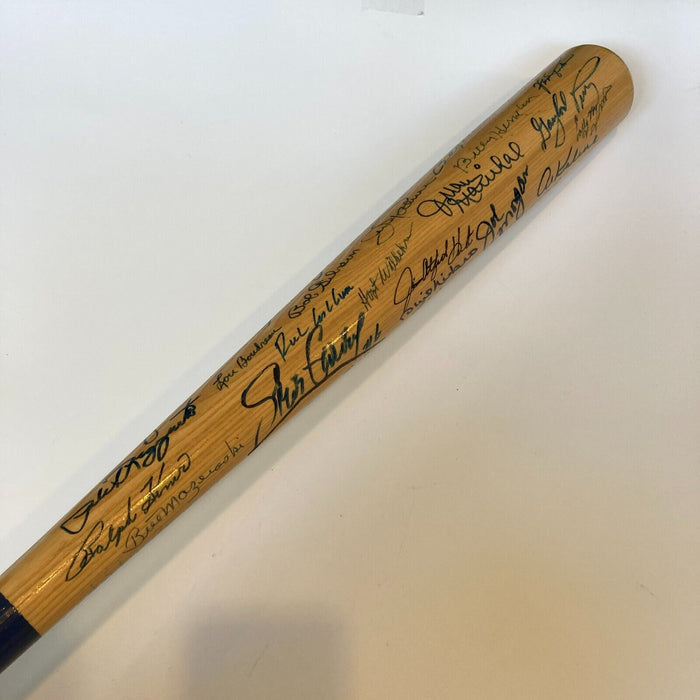 Hall Of Fame Legends Signed Baseball Bat 50 Signatures Sandy Koufax PSA DNA COA