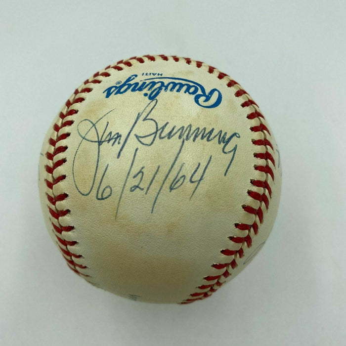 Nice Perfect Game Pitchers Signed Inscribed Baseball Sandy Koufax With JSA COA