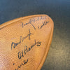 1945 Washington Redskins Champs Team Signed Football 40 Sigs Sammy Baugh