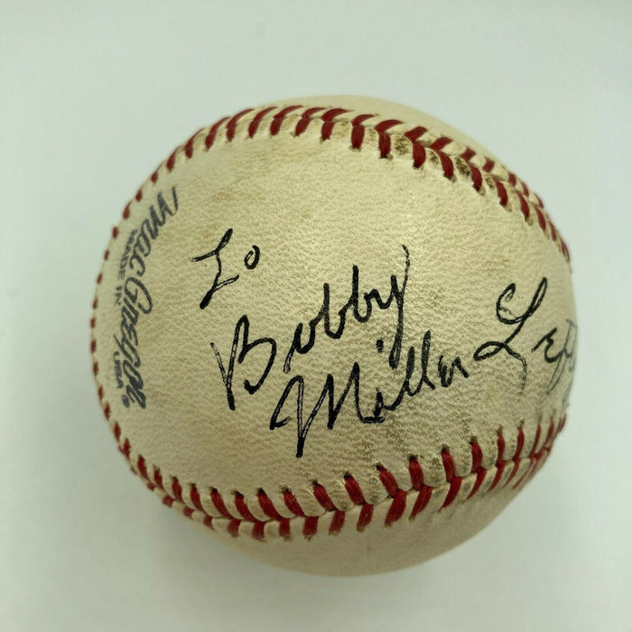 Lefty Grove Single Signed 1950's Baseball Bold Sweet Spot Autograph With JSA COA