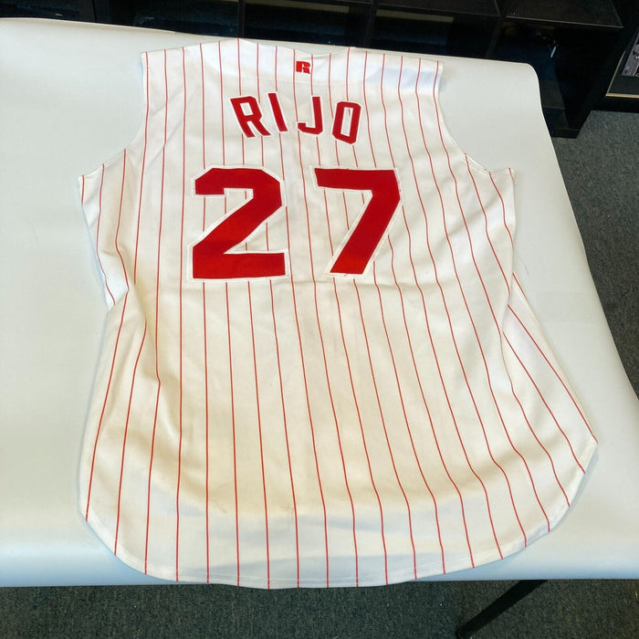 Jose Rijo Signed 1990's Cincinnati Reds Authentic Game Issued Jersey JSA COA