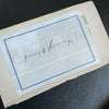 Henry Kissinger Signed Autographed Book