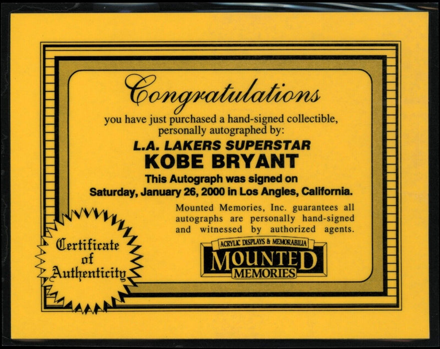 Kobe Bryant Signed Spalding NBA Basketball Bold Auto PSA DNA COA