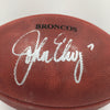 John Elway Signed Autographed Authentic Game Issued NFL Football PSA DNA COA