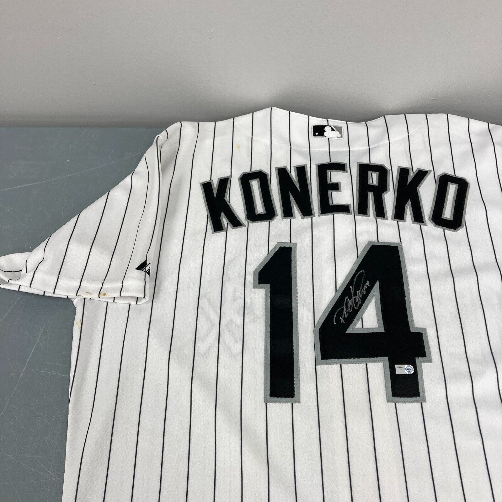 Paul Konerko Chicago White Sox Signed Autographed Black Baseball