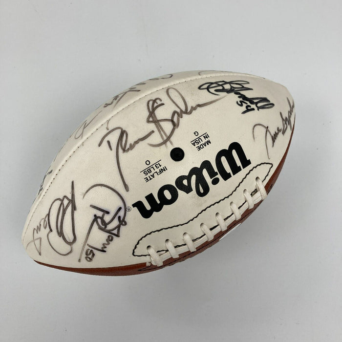 1994 San Francisco 49ers Super Bowl Champs Team Signed Football JSA COA