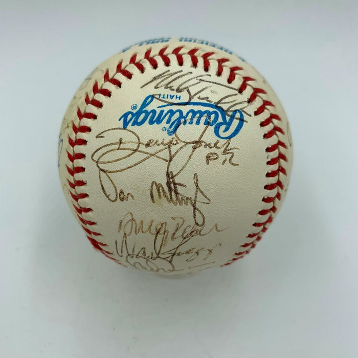 1989 All Star Game Signed Baseball Kirby Puckett Cal Ripken Jr. Mark Mcgwire