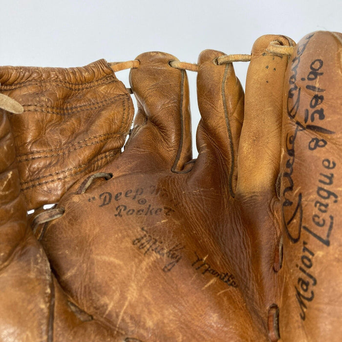 Mickey Mantle Signed 1950's Rawlings Game Model Baseball Glove PSA DNA
