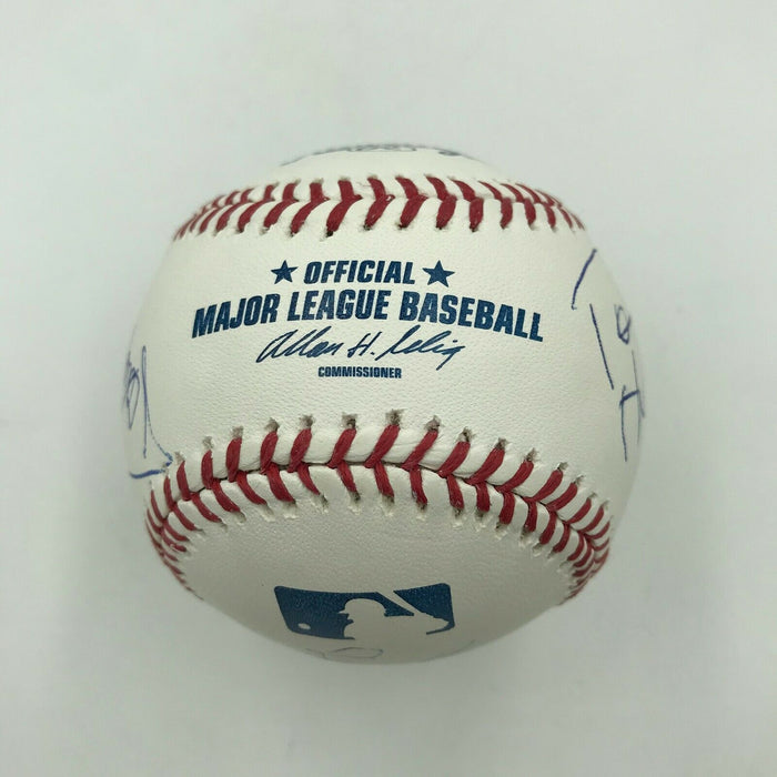 Kiss Complete Band Signed Baseball Gene Simmons Thayer Stanley Singer PSA DNA