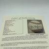 Hugh Hefner Signed Autographed Major League Baseball Playboy With JSA COA