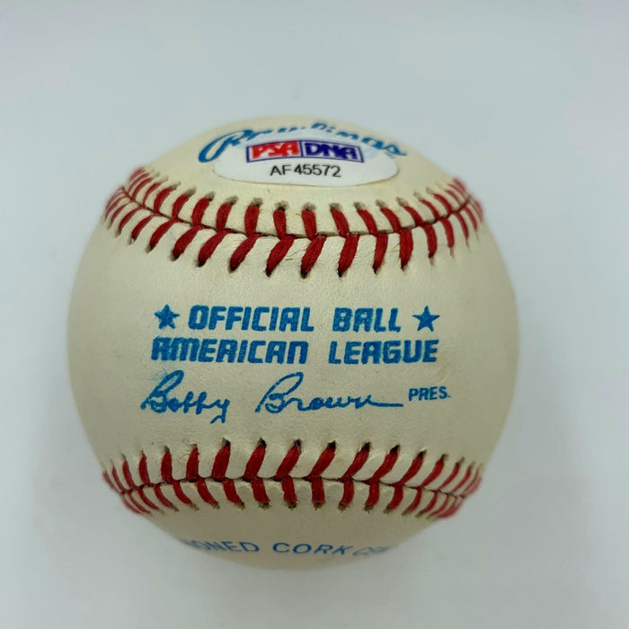 Ted Williams Signed Autographed Official American League Baseball PSA DNA COA