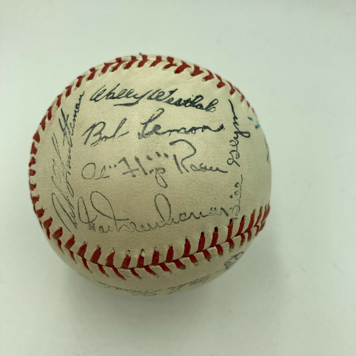 Beautiful Tris Speaker Sweet Spot Single Signed Baseball With JSA COA