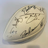 NFL Hall Of Fame Legends Multi Signed Wilson Super Bowl Football