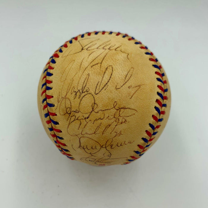 Derek Jeter Ken Griffey Jr. 1999 All Star Game Team Signed Baseball JSA COA