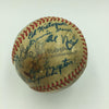 Rare Cedric Durst Team Signed National League Baseball 1927 Yankees With JSA COA