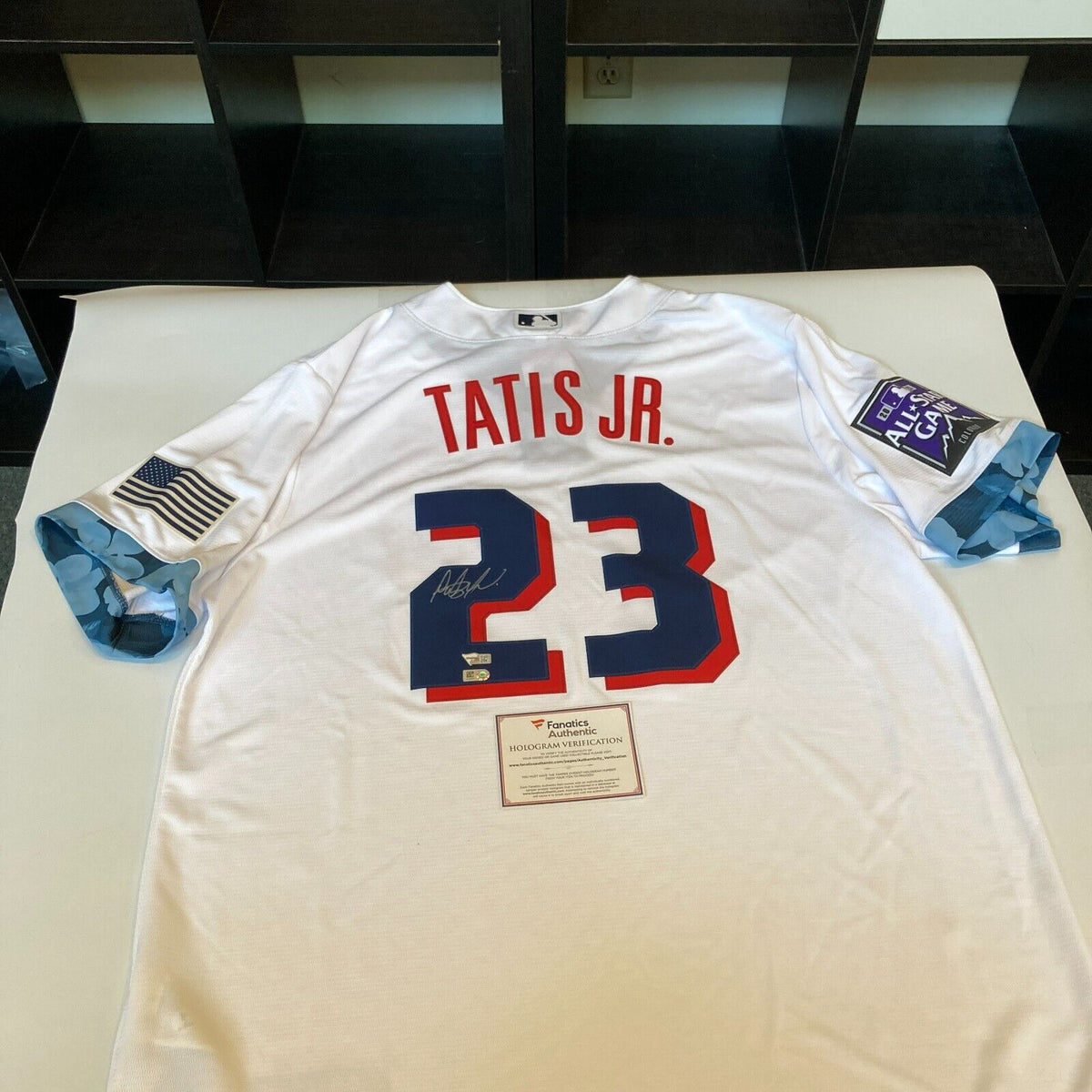 Fernando Tatis Jr. San Diego Padres Autographed 2021 All-Star Game Nike  Replica Jersey