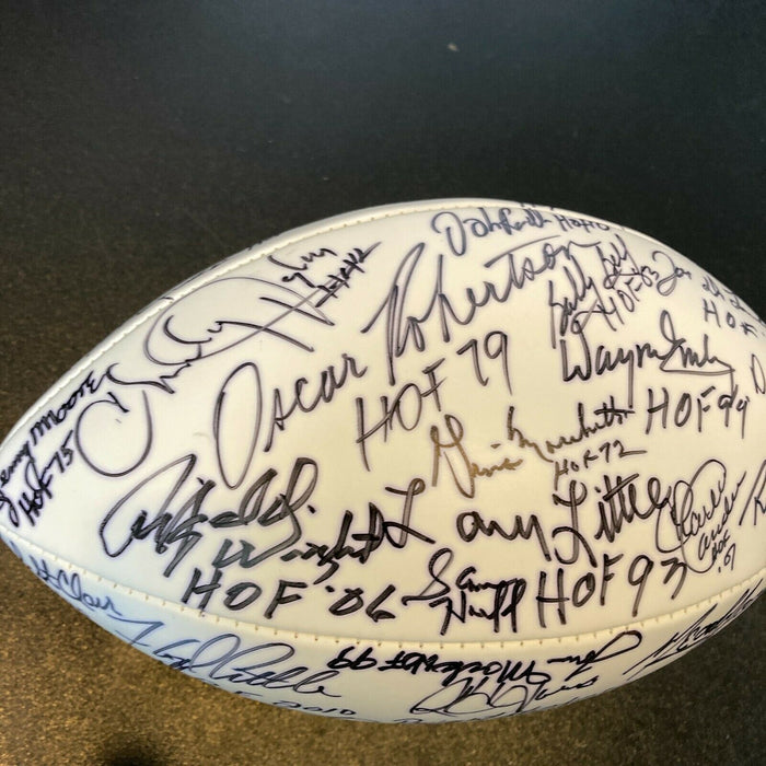 2012 Hall Of Fame Induction Multi Signed Official Wilson NFL Football 40+ Sigs