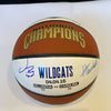 2015-16 Villanova Wildcats NCAA National Champions Team Signed Basketball JSA