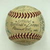 1957 Milwaukee Braves World Series Champs Team Signed Baseball Hank Aaron JSA