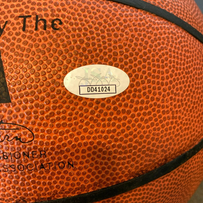 David Robinson Signed Spalding NBA Basketball With JSA Sticker