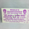 Archie Moore Joey Maxim Signed Original 1952 Boxing Ticket JSA COA