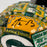Beautiful Aaron Rodgers Signed Charles Fazzino Pop Art Green Bay Packers Helmet