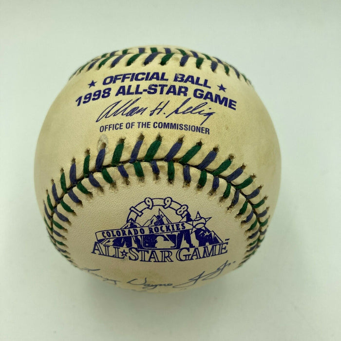 Chipper "Larry Wayne" Jones Full Name Signed 1998 All Star Game Baseball JSA COA