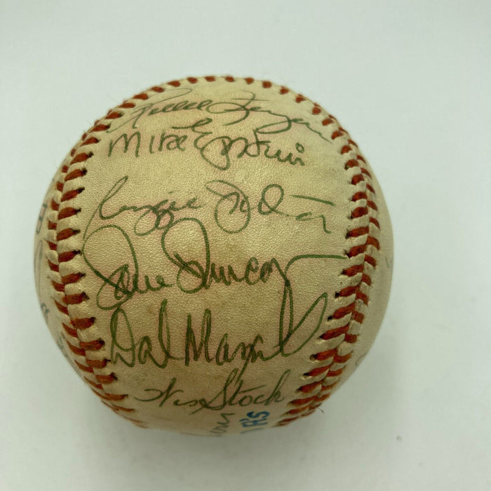1972 Oakland A's Athletics World Series Champs Team Signed Baseball JSA COA