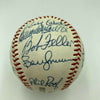 Hall Of Fame Multi Signed Cracker Jack Old Timers Game Baseball Beckett COA