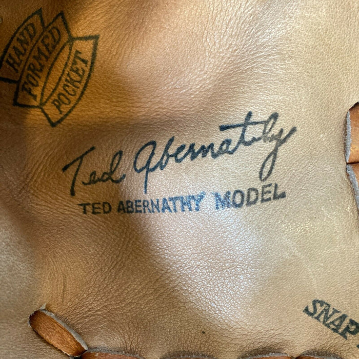 Ted Abernathy Vintage 1960's Game Model Baseball Glove Mitt