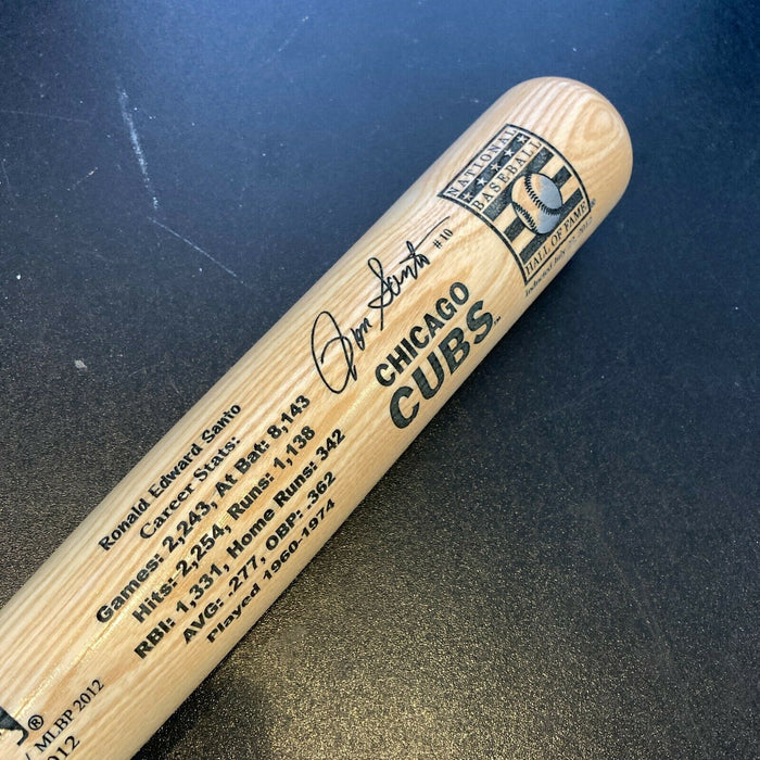 Ron Santo 2005 Cooperstown Hall Of Fame Induction Baseball Bat