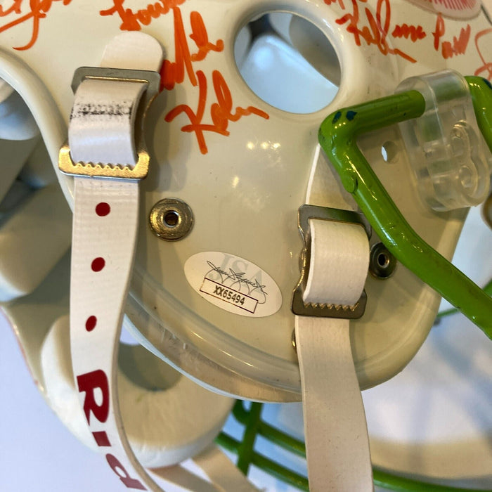 1972 Miami Dolphins Super Bowl Champs Team Signed Full Size Authentic Helmet JSA