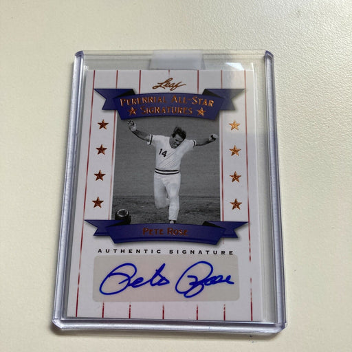 2012 Leaf Pete Rose Auto Signed Autographed Baseball Card