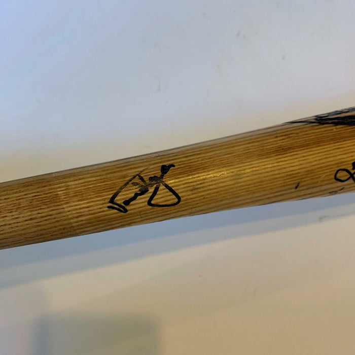 1990 Philadelphia Phillies Team Signed Louisville Slugger Game Used Bat 22 Sigs