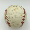 Joe Cronin Whitey Ford Ernie Banks Stan Musial HOF Multi Signed Baseball PSA DNA