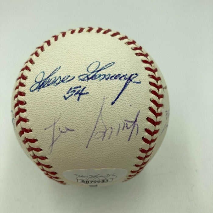 Legendary Closers Multi Signed Baseball Mariano Rivera Trevor Hoffman JSA COA