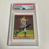 1941 Play Ball Joe Dimaggio Signed Porcelain Baseball Card PSA DNA Auto