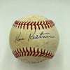 Joe Dimaggio & Ken Keltner 56 Game Hitting Streak Dual Signed Baseball PSA DNA