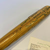 Willie Mays Ernie Banks Hall Of Fame Multi Signed Baseball Bat With JSA COA