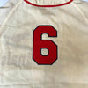 Beautiful Stan Musial #6 Signed Authentic St. Louis Cardinals Jersey JSA COA