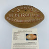 1958 Detroit Lions Team Signed Spalding Vintage Football JSA COA