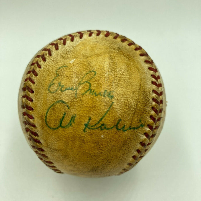 Roberto Clemente & Ernie Banks Signed Game Used 1960 All Star Game Baseball JSA