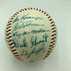 Hank Aaron HOF Multi Signed Cracker Jack Old Timers Game Baseball Beckett COA