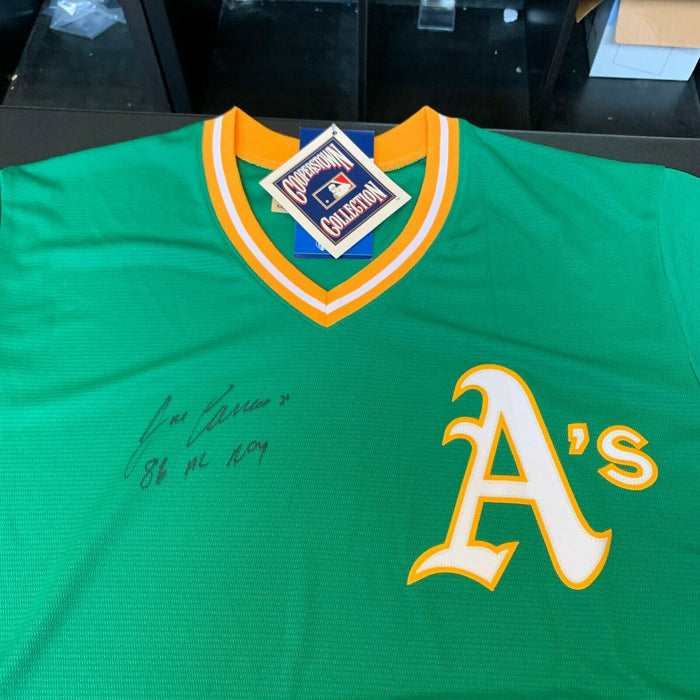 Jose Canseco 1986 Rookie Of The Year Signed Authentic Oakland A's Jersey JSA COA
